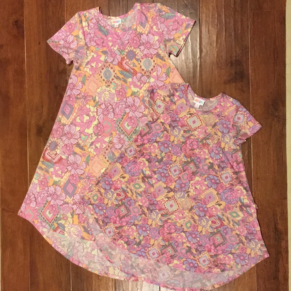 Lularoe Mommy (Carly - XS) and Me (Scarlett - 8)